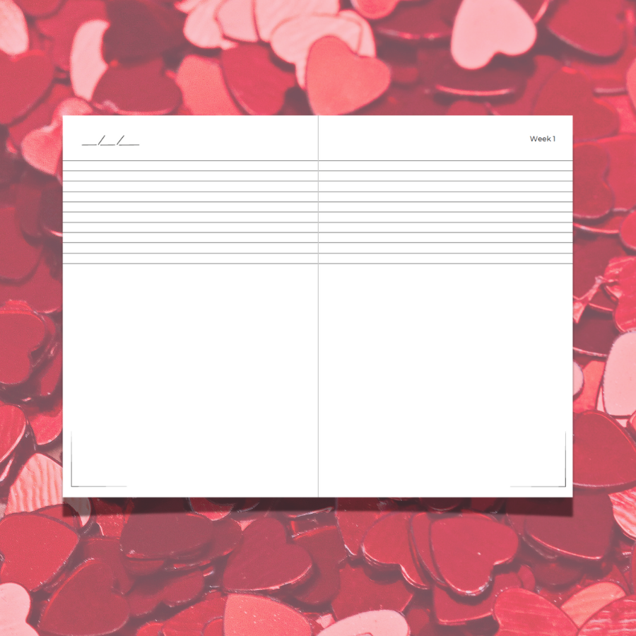 Treasured Tuesdays: A Heart Weekly Day Journal