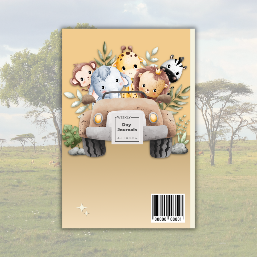 Treasured Tuesdays: A Children Animals Weekly Day Journal
