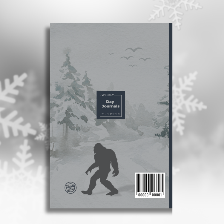 Thankful Thursdays: A Snowy Sasquatch Weekly Day Journal